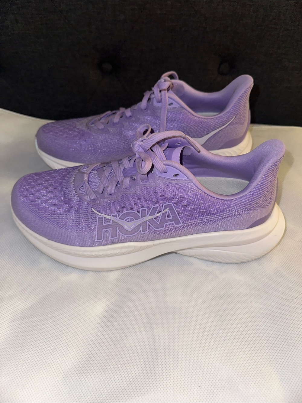 Hoka Mach 6 Lavender Running Shoes Women 7.5